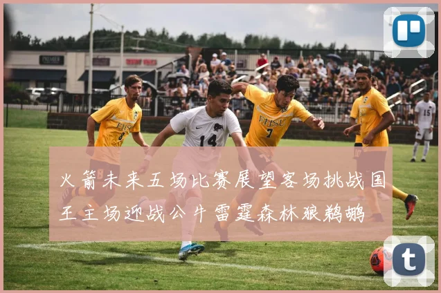 火箭未来五场比赛展望客场挑战国王主场迎战公牛雷霆森林狼鹈鹕