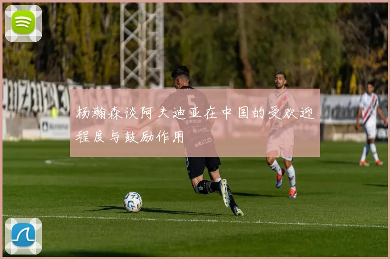 杨瀚森谈阿夫迪亚在中国的受欢迎程度与鼓励作用